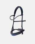 Eos Modular Bridle · Black · Brass hardware