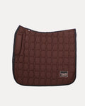 Chocolate Velvet Valore Dressage Wither Relief Saddle Pad – Anatomical Saddle Pad for Comfort and Freedom
