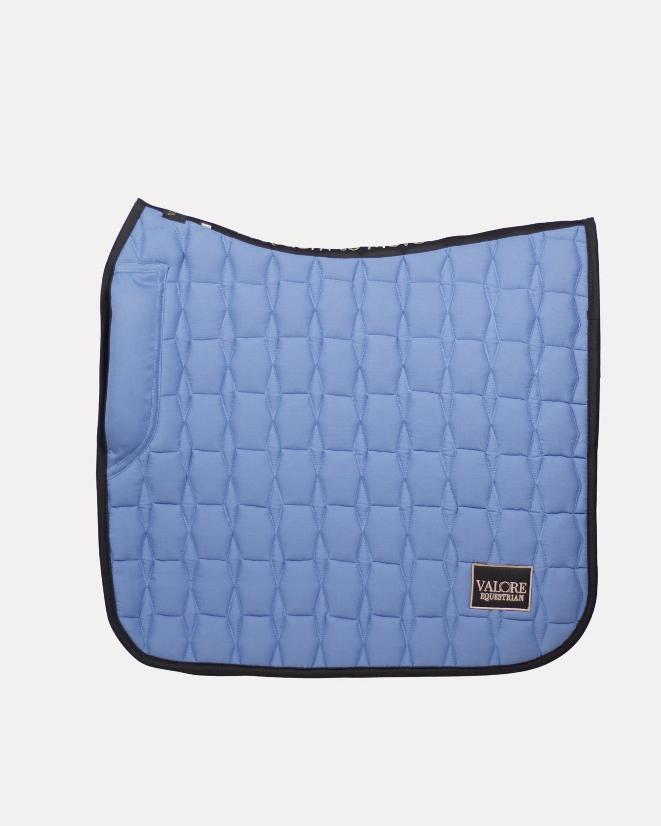 Sky Blue Cotton Valore Dressage Wither Relief Saddle Pad – Anatomical Saddle Pad for Comfort and Freedom