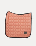 Sunset Coral Cotton Valore Dressage Wither Relief Saddle Pad – Anatomical Saddle Pad for Comfort and Freedom