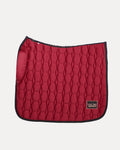 Victory Red Velvet Valore Dressage Wither Relief Saddle Pad – Anatomical Saddle Pad for Comfort and Freedom
