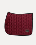 Rouge Grenat Velvet Valore Jumping Wither Relief Saddle Pad – Anatomical Saddle Pad for Comfort and Freedom