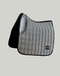 Silver Ash Velvet Valore Dressage Wither Relief Saddle Pad – Anatomical Saddle Pad for Comfort and Freedom