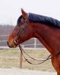 Zenith Freedom Bridle · Brown · Silver Hardware
