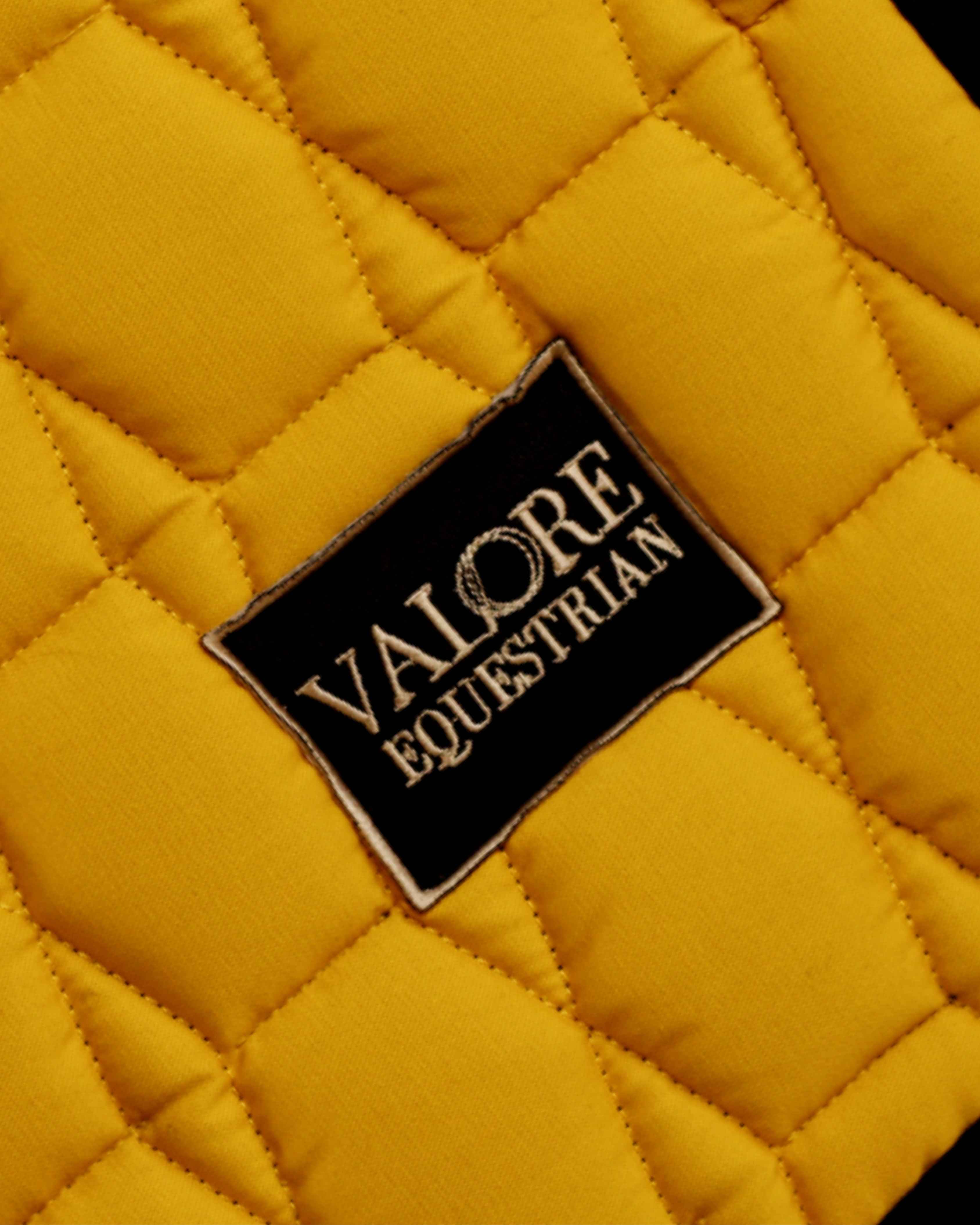 Mustard Cotton Valore Jumping Wither Relief Saddle Pad – Anatomical Saddle Pad for Comfort and Freedom