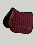 Bordeaux Profond Cotton Valore Jumping Wither Relief Saddle Pad – Anatomical Saddle Pad for Comfort and Freedom