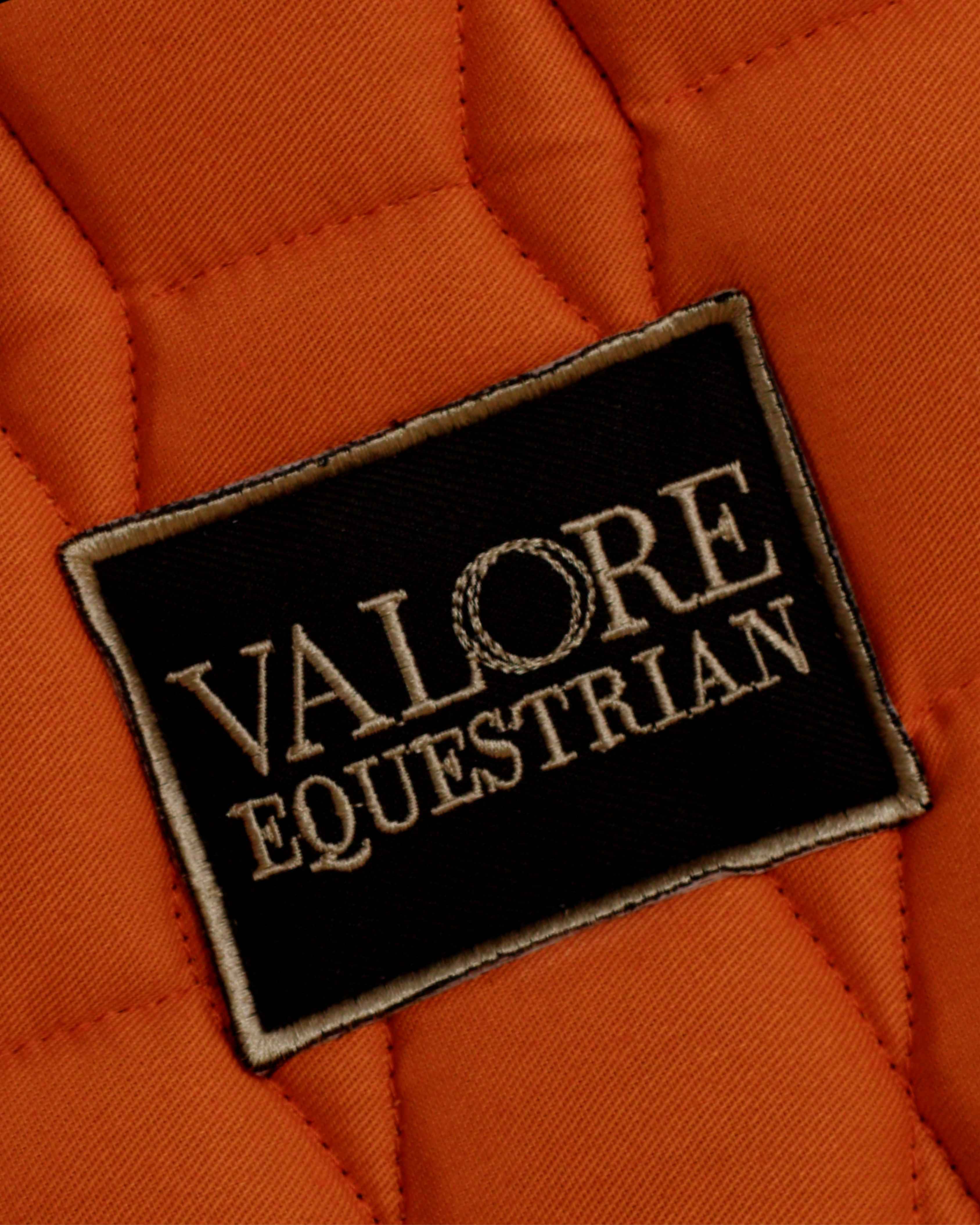 Spicy Saffron Cotton Valore Jumping Wither Relief Saddle Pad – Anatomical Saddle Pad for Comfort and Freedom